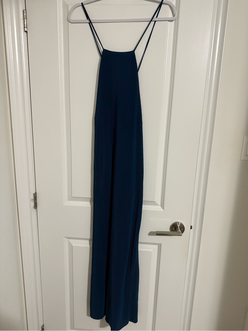 Halter Pleated Maxi Dress NWT - Picture 2 of 3